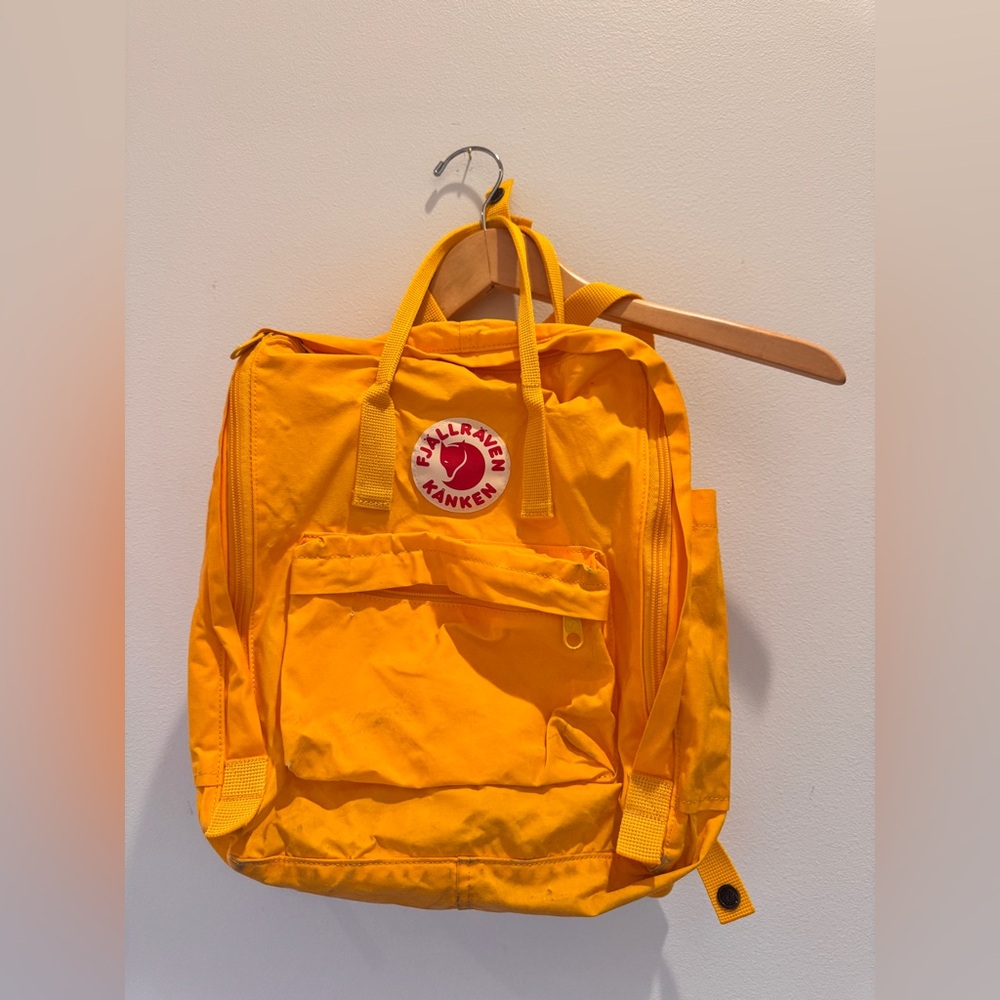 Fjallraven Kanken Yellow Backpack
